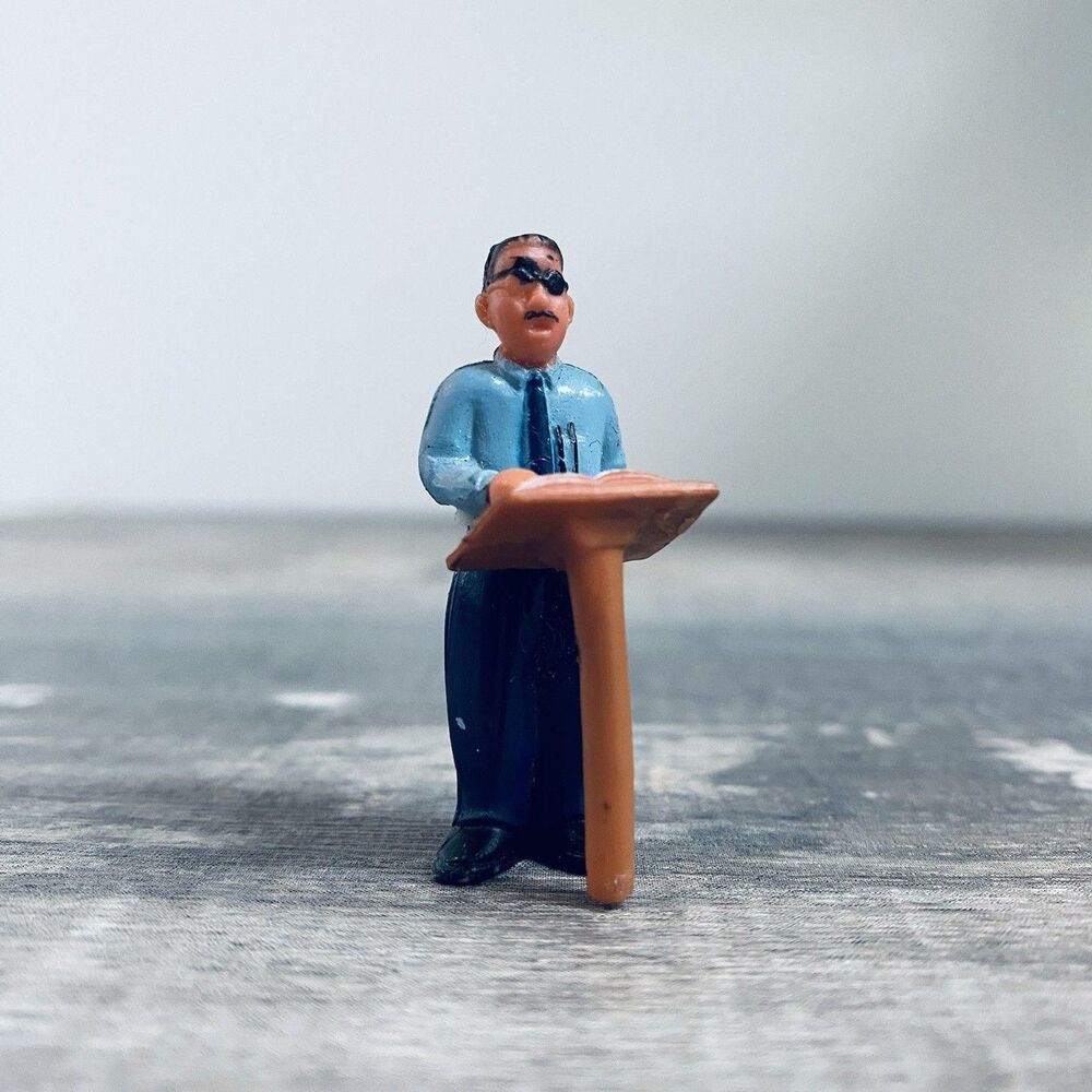 Vintage Lil Homies El Profe Teacher Mini Figure Standing At Podium